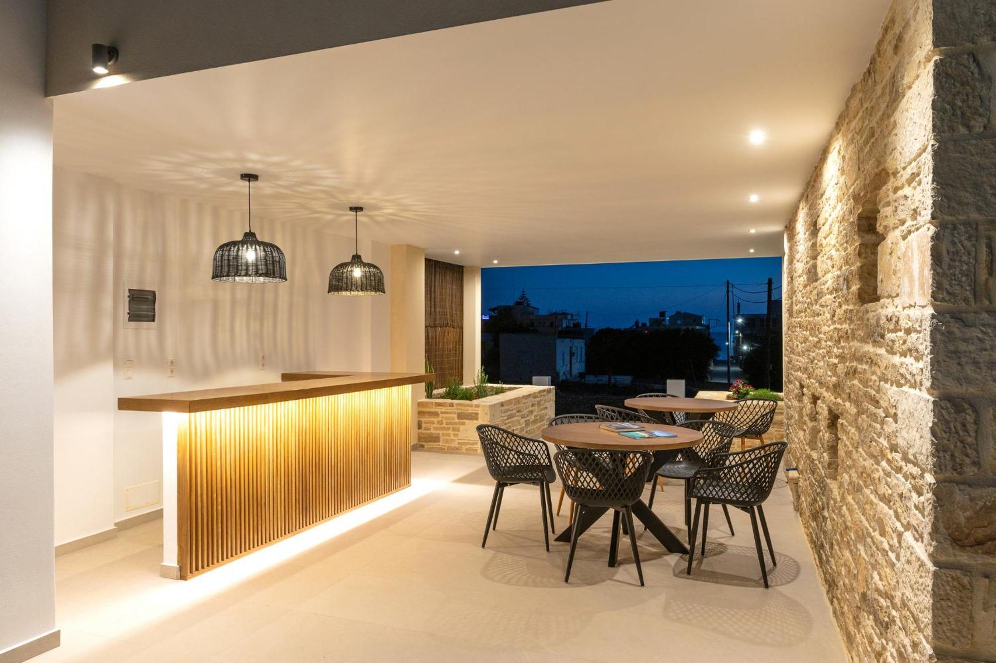 Ammokrinos Luxury Homes,150M From The Beach Kalamaki  Exterior foto