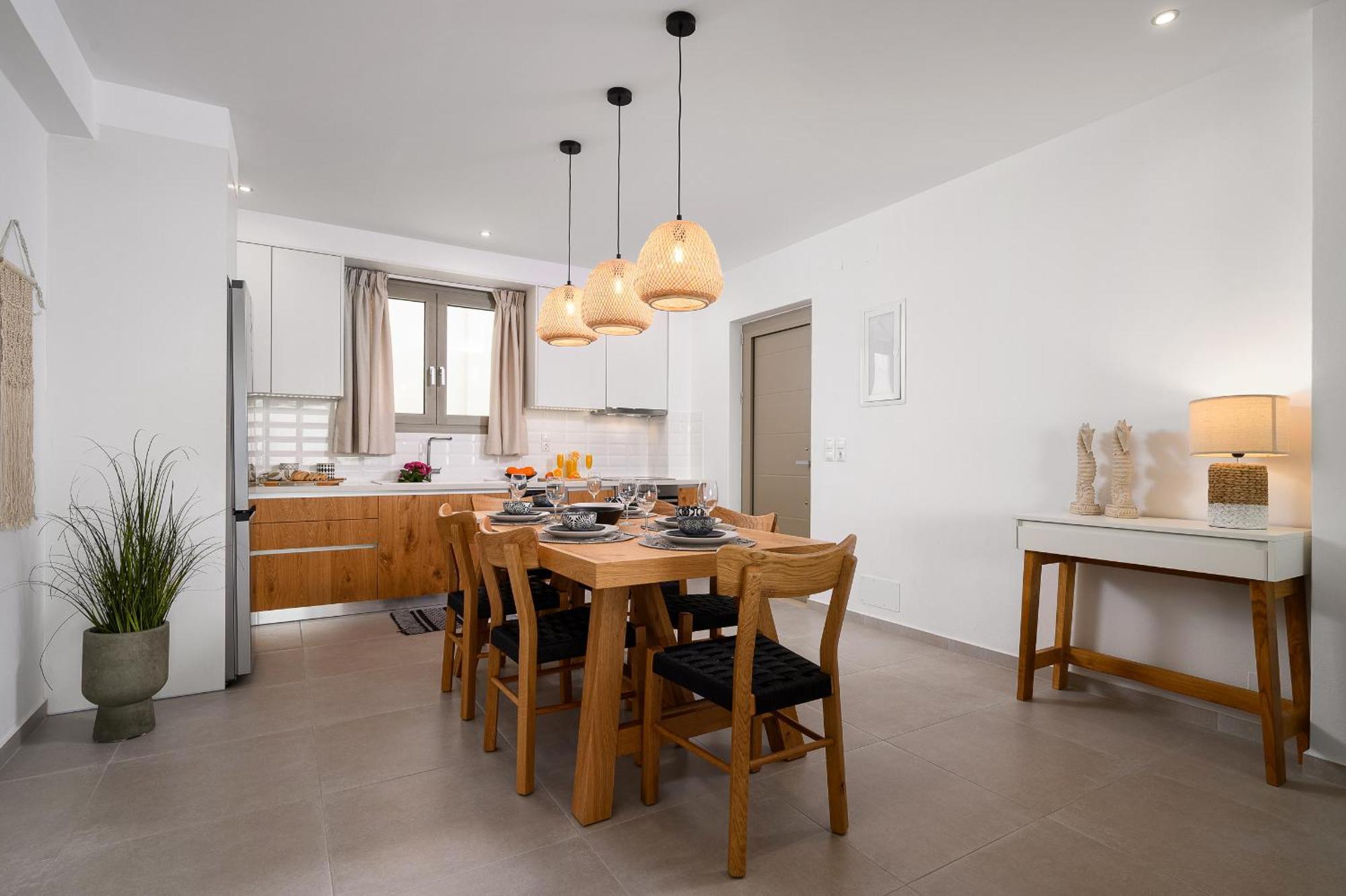 Ammokrinos Luxury Homes,150M From The Beach Kalamaki  Exterior foto